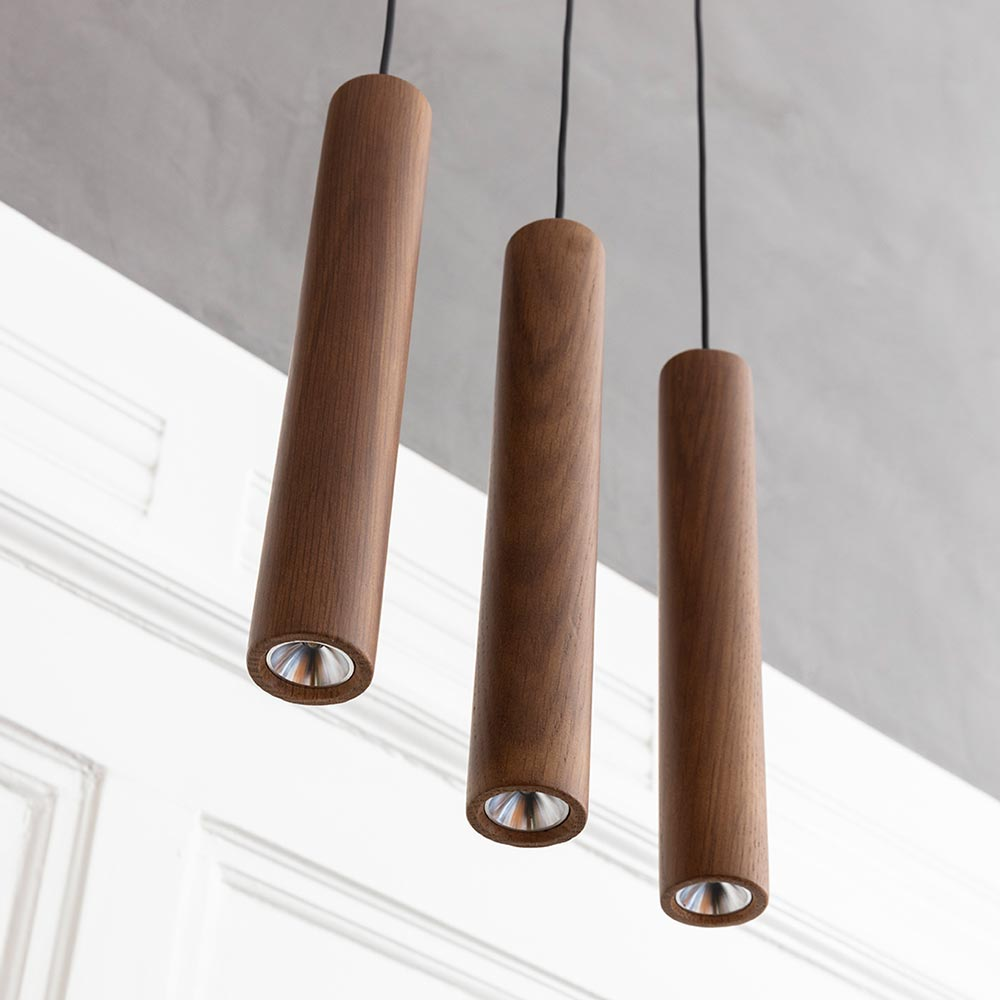 Hanglamp Chimes Donkerbruin