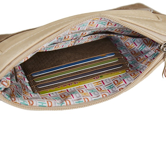 Hi-Di-Hi Melody Crossbody Bag Beige/ Brown
