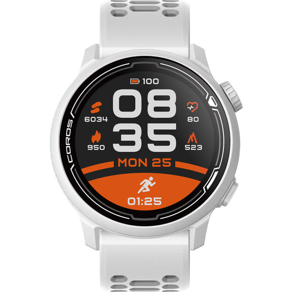 Montre cardio GPS COROS PACE 2 WHITE WITH SILICONE BAND WHITE