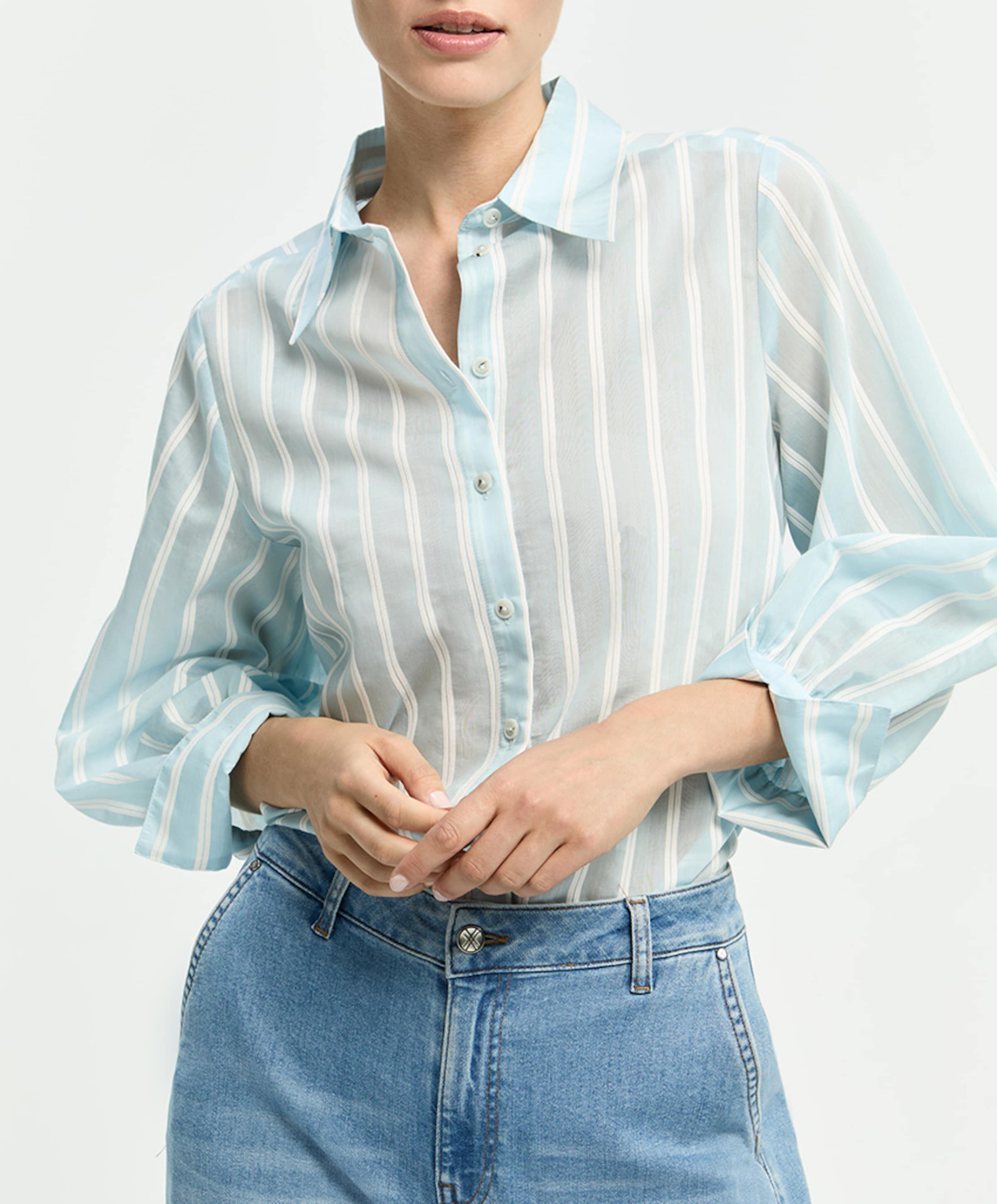 Xandres Dames blouse blauw