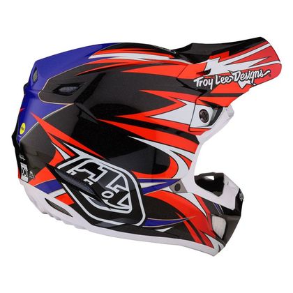 Casque cross TroyLee design SE5 ECE COMPOSITE INFERNO MIPS 2023 - Rouge