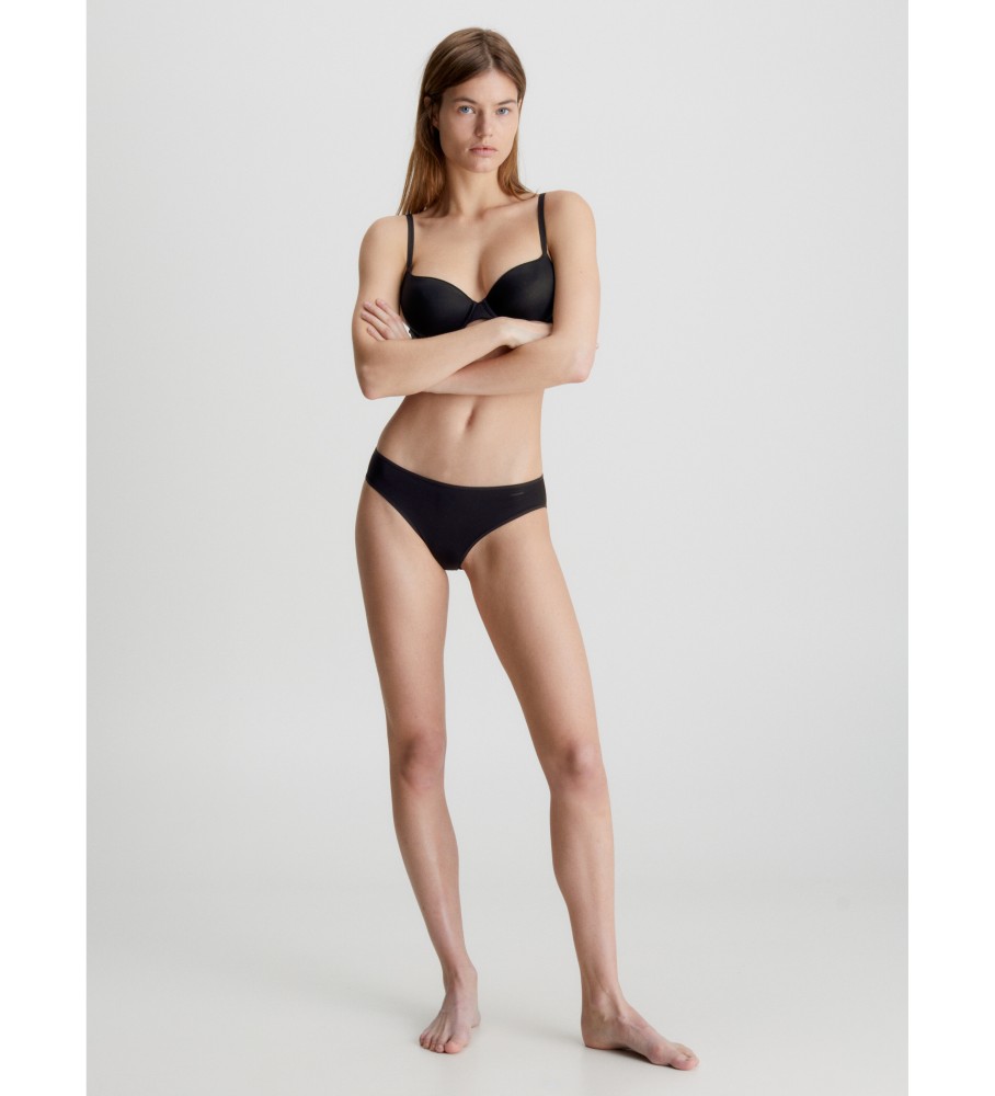 Calcinha Calvin Klein Classic Sheer Marquisette, preta