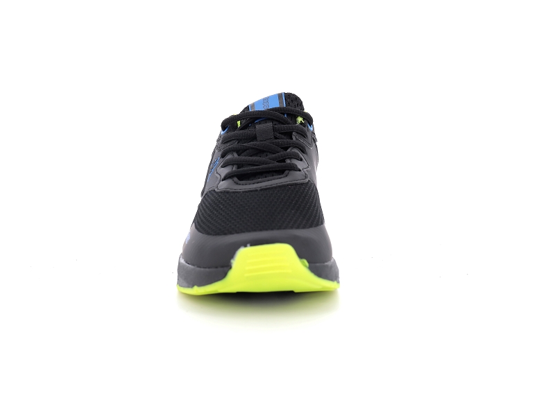 Kappa-33152YW Matières combinées Noir Jaune