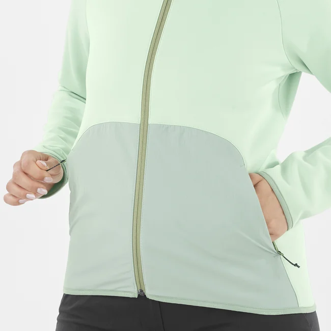 ESSENTIAL WARM  Midlayer-Jacke mit durchgehendem Reißverschluss Damen