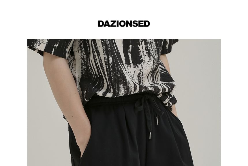 DAZO Studios - Effen shorts met trekkoordtaille