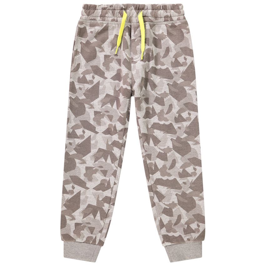 Pantalon de jogging en molleton pour enfant garçon - Gris chiné