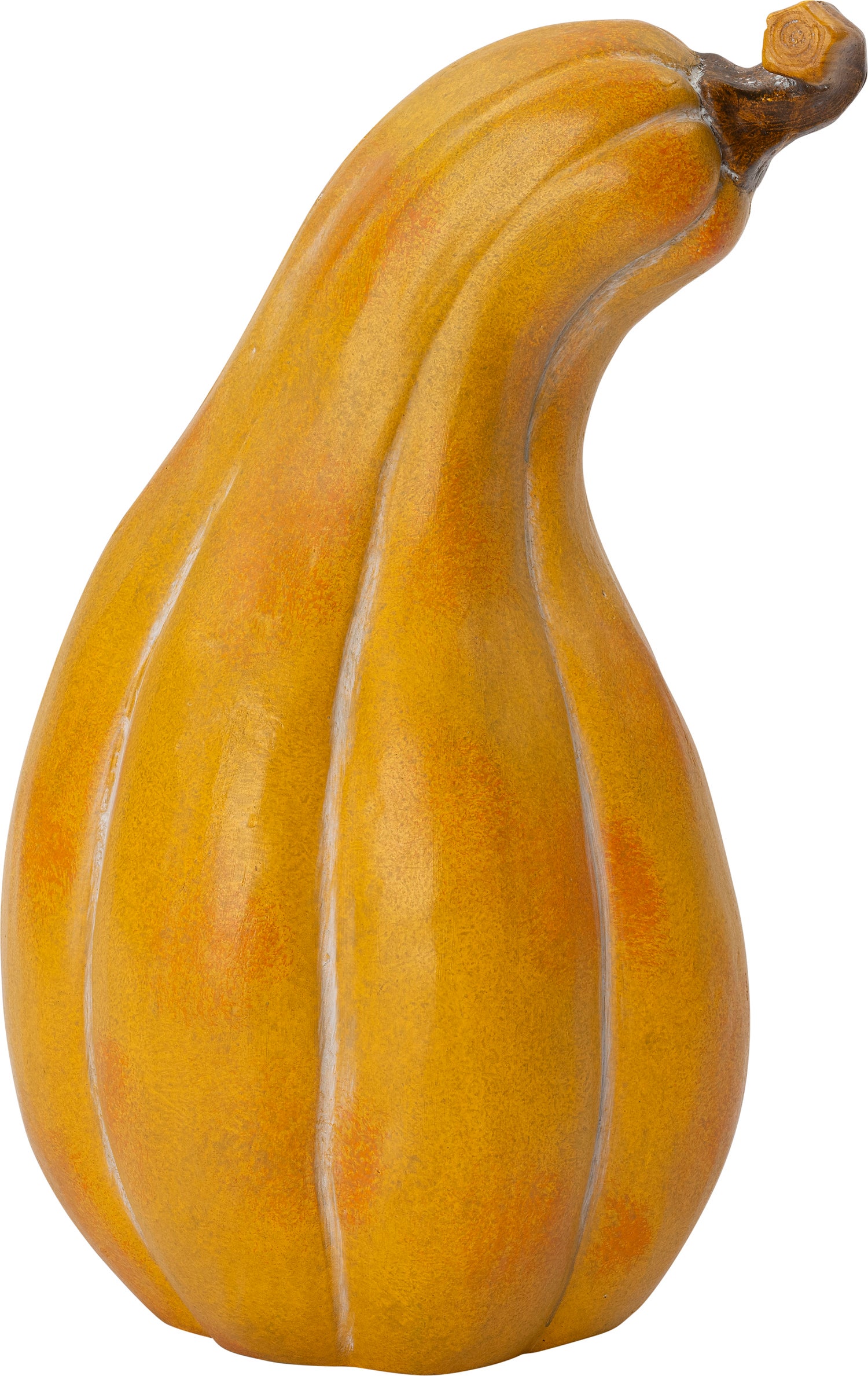 Intratuin tuinbeeld Autumn pompoen geel 27 x 23,2 x 42,2 cm