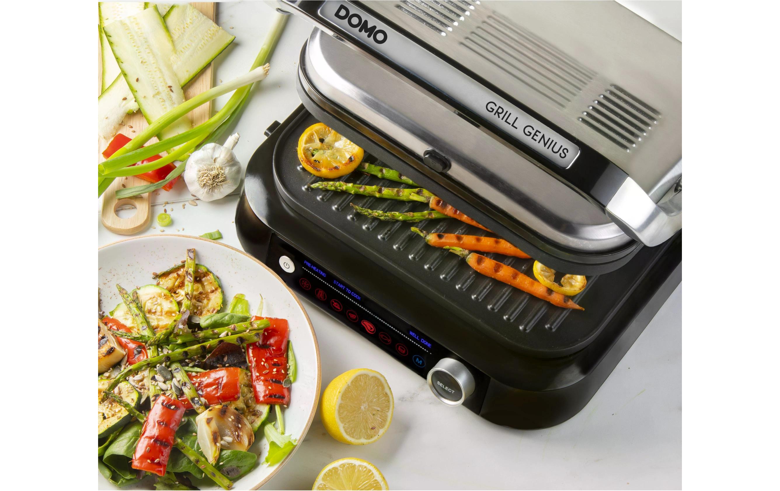 Kontaktgrill DO9249G 1800 W<br>Elektrogrill für den Einsatz als Tischgrill oder Barbecue