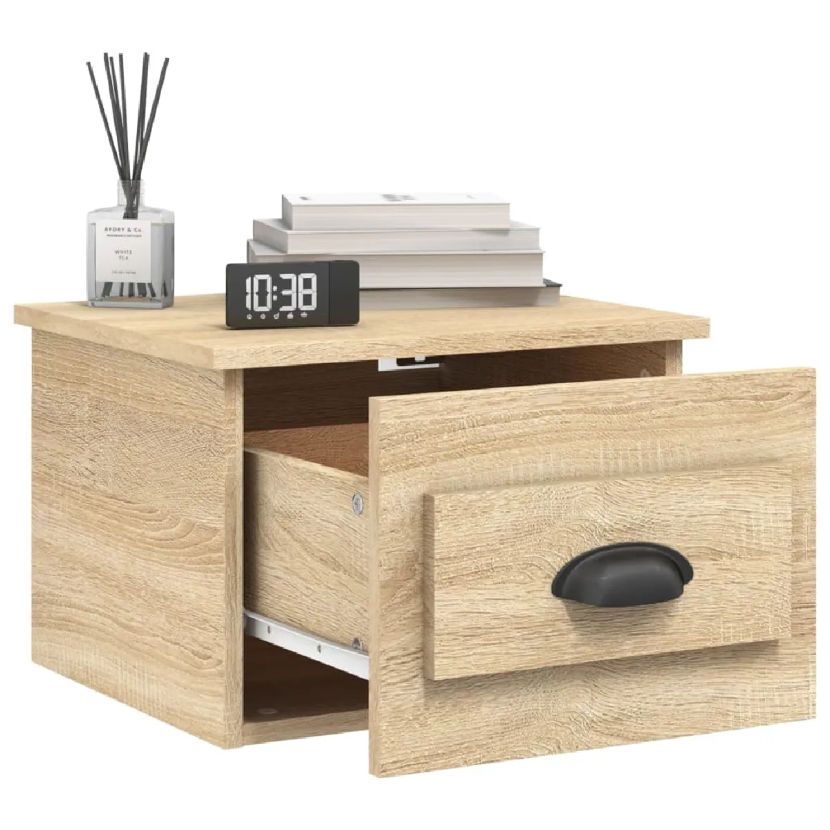 vidaXL Tables de chevet murales 2 pcs - Chêne sonoma