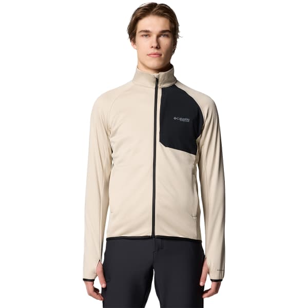 Veste polaire randonnée COLUMBIA TRIPLE CANYON GRID FLEECE FZ II DARK STONE/BLACK