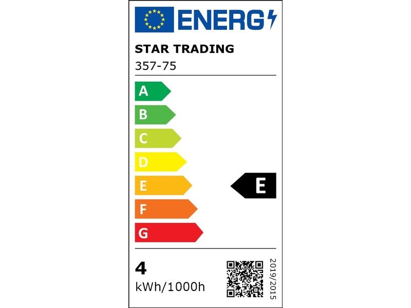 Star Trading Lampe Low Voltage A60 3.5 W (39 W) E27 Warmwei Filamentleuchtmittel in Birnenform