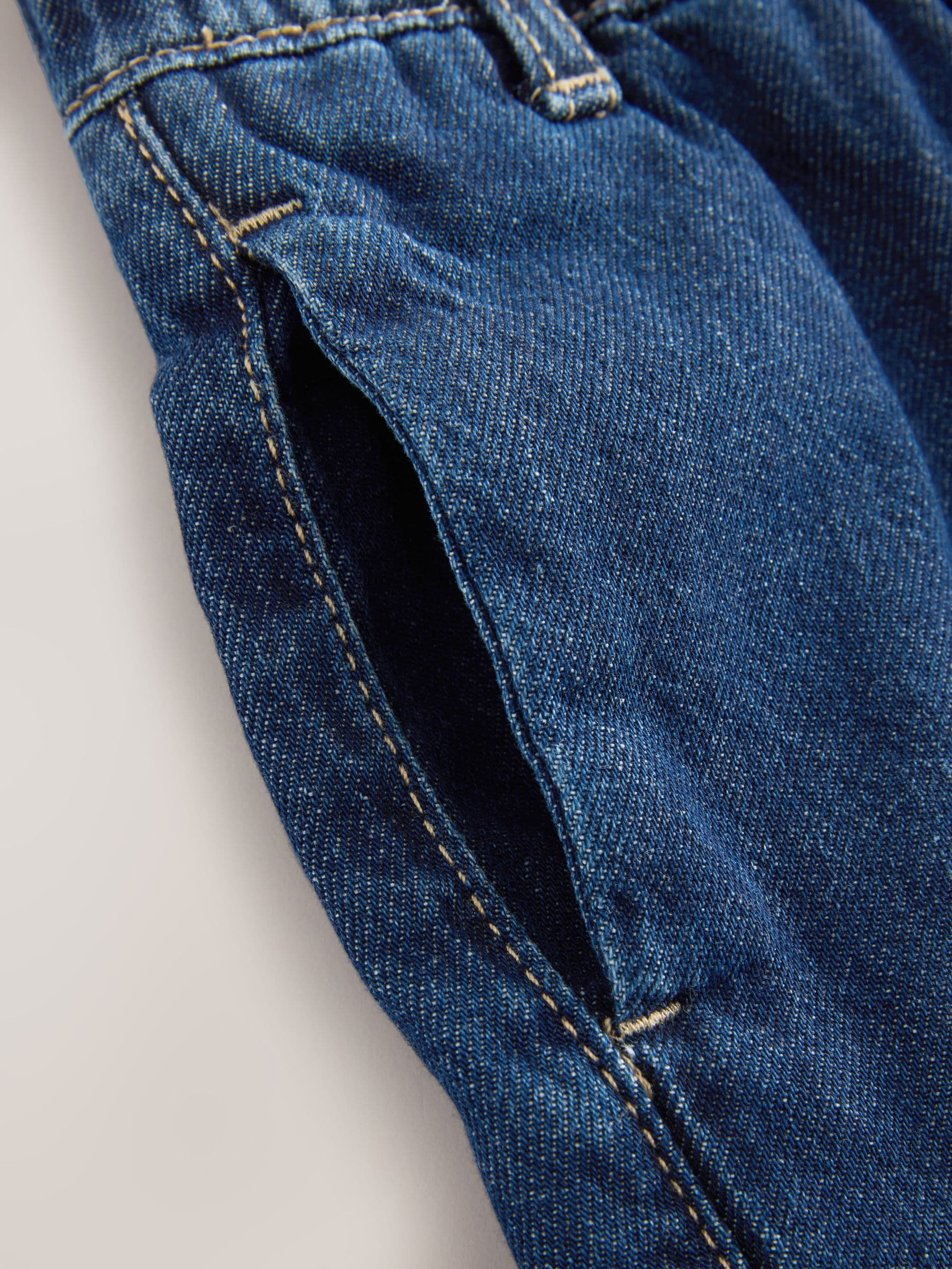 Donker gewassen denim - Jeans met wijde pijpen (3 mnd-7 jr)