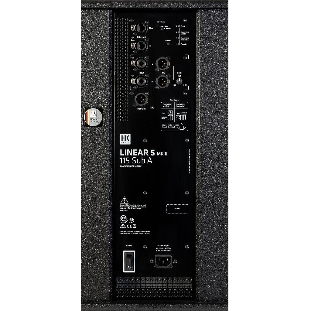 HK Audio Linear 5 MKII 115 Sub A actieve 15 inch subwoofer