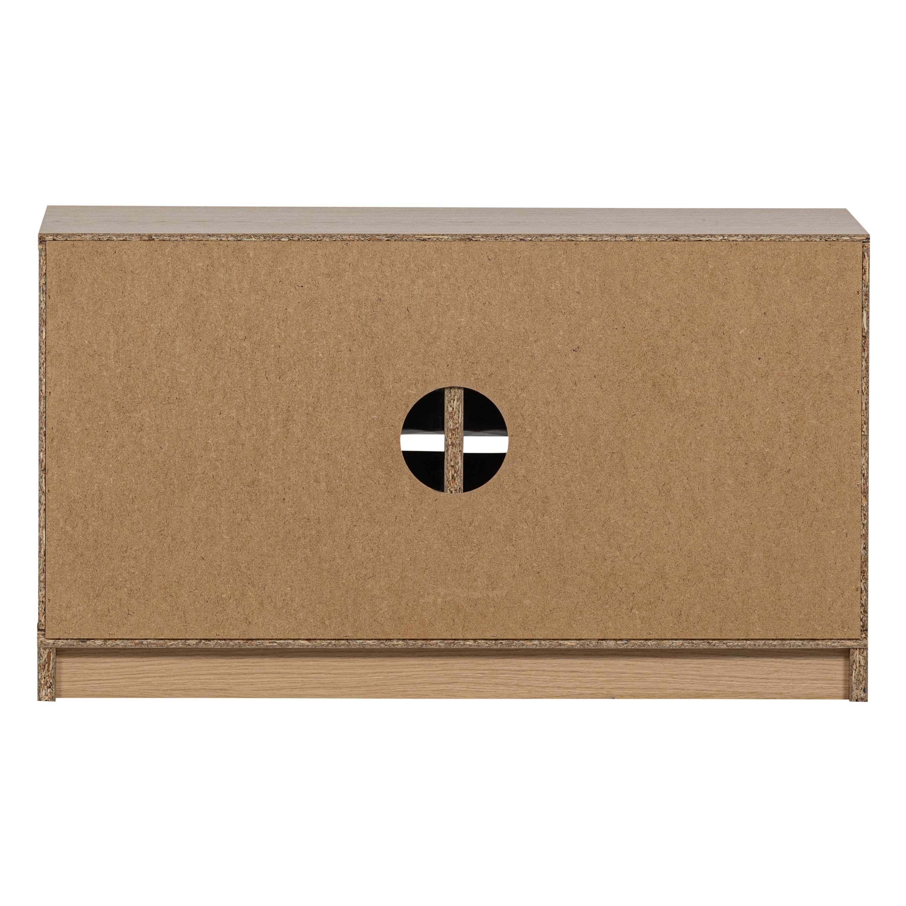 vtwonen Modulair Onderkast Eikenhout Fineer - Dubbel - B 77 cm