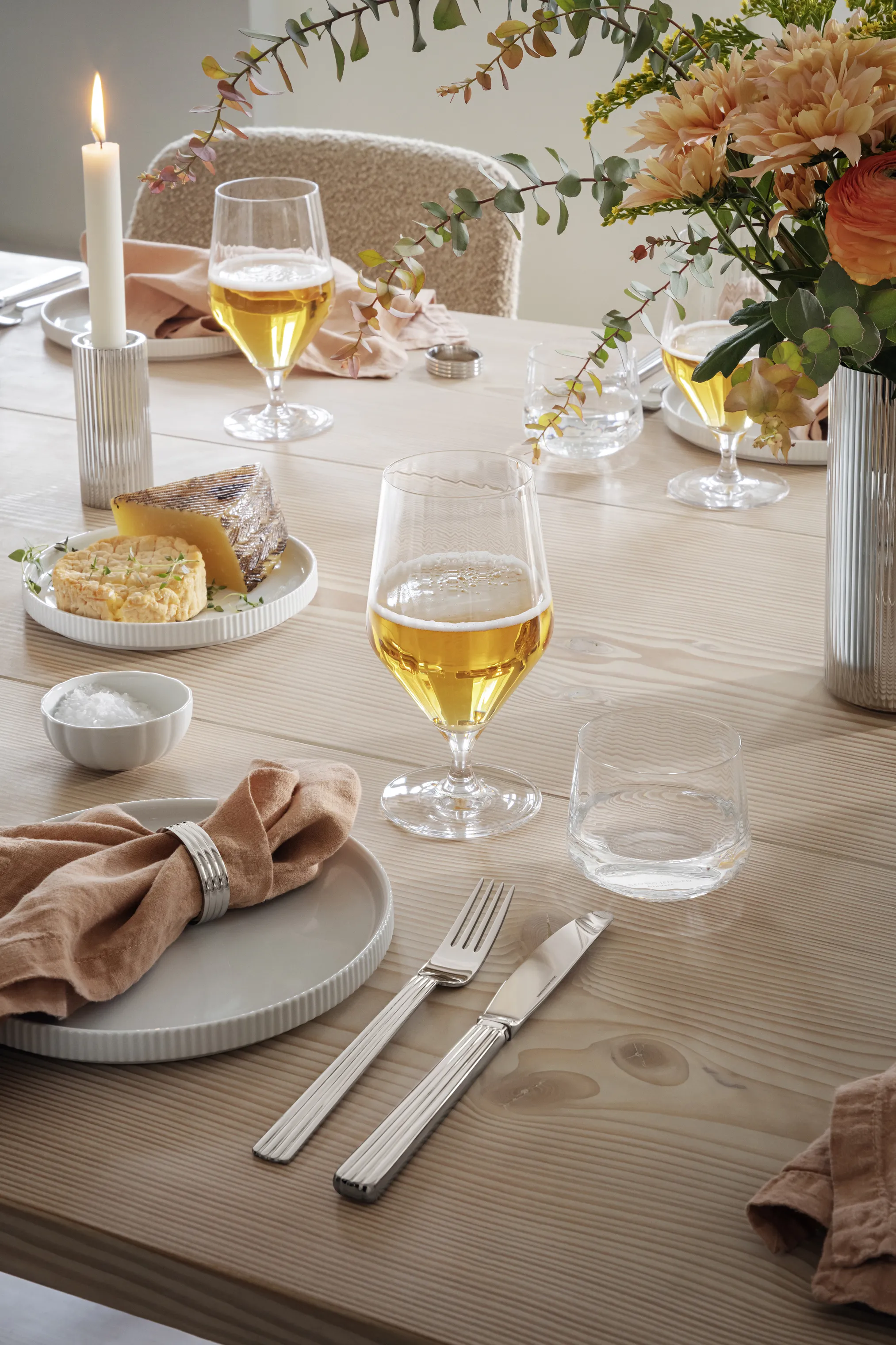 Georg Jensen Bernadotte Ølglas - 6 stk.
