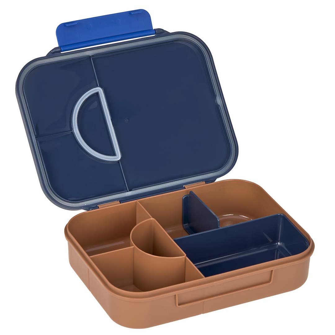 lässig bento-broodtrommel little gang - smile navy