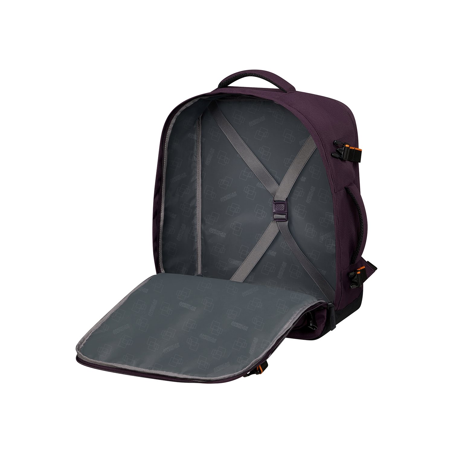 American Tourister Take2Cabin Casual Backpack M dark plum
