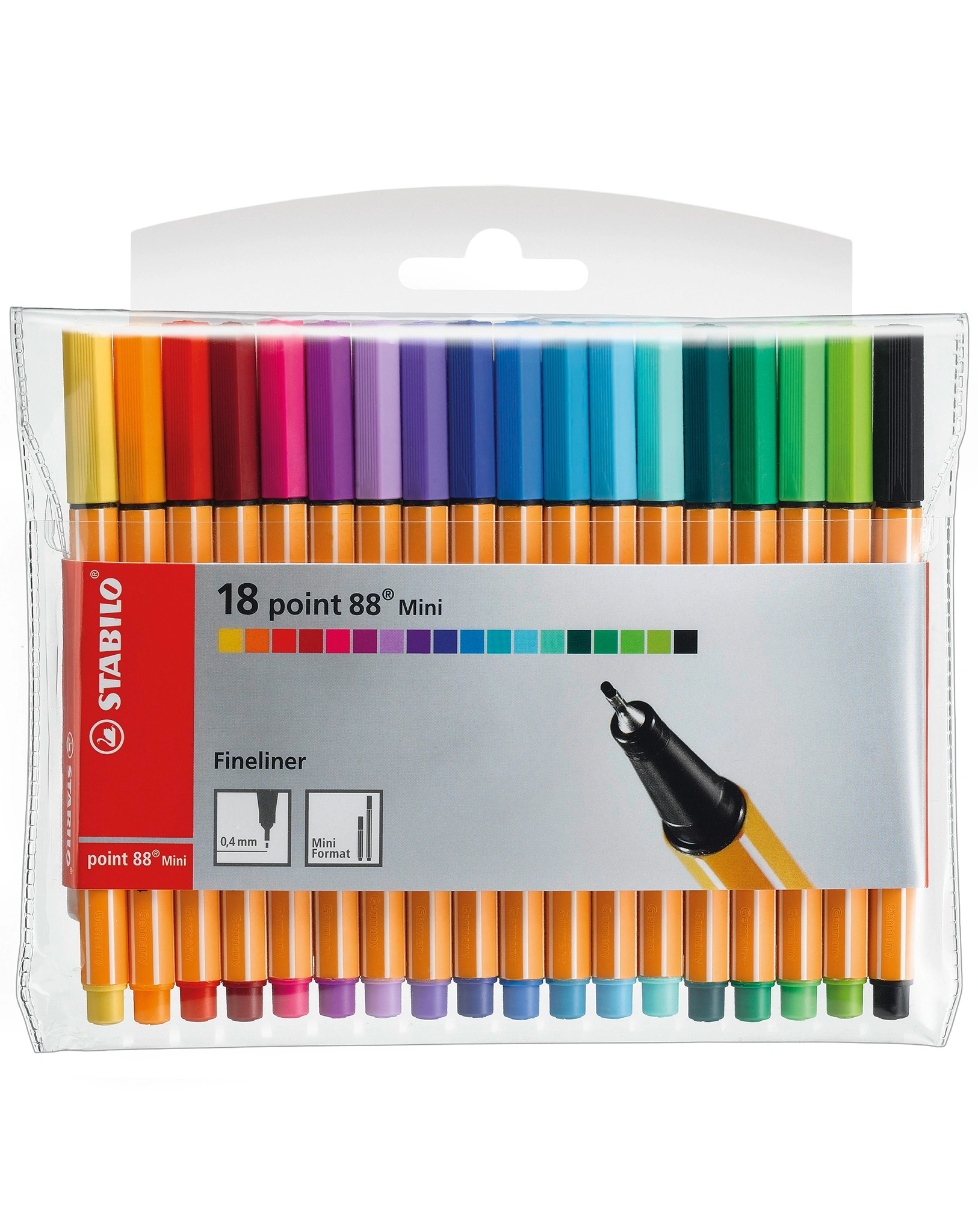 Fineliner STABILO® point 88 Mini 18er-Pack