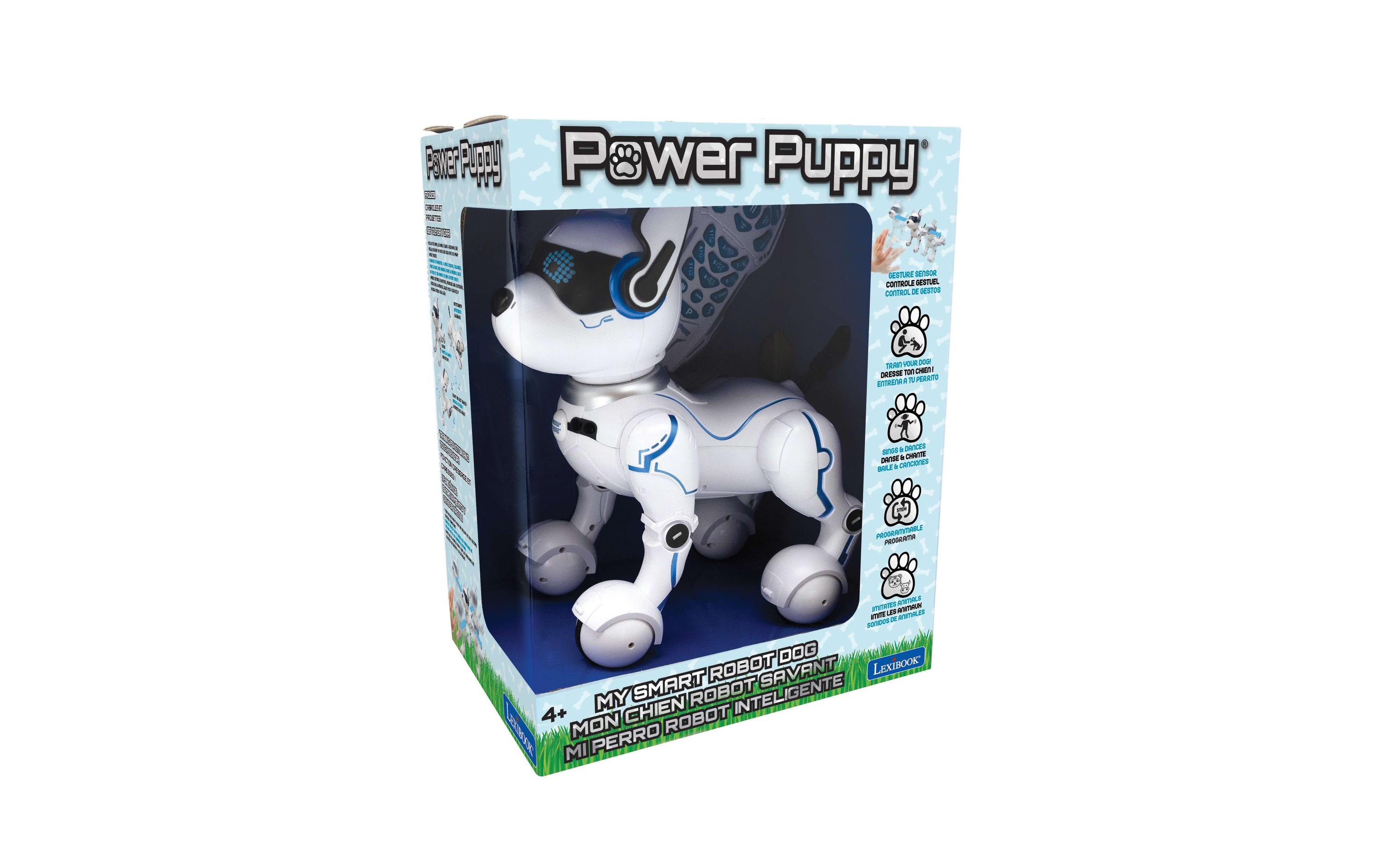 Power Puppy Roboterhund mit FernbedienungProgrammierbarer, taktiler Roboterhund mit Wissen