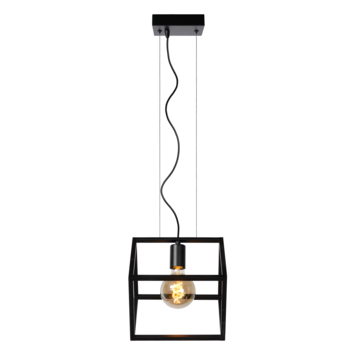 Lucide hanglamp Fabian zwart 20x25 cm (lxb)