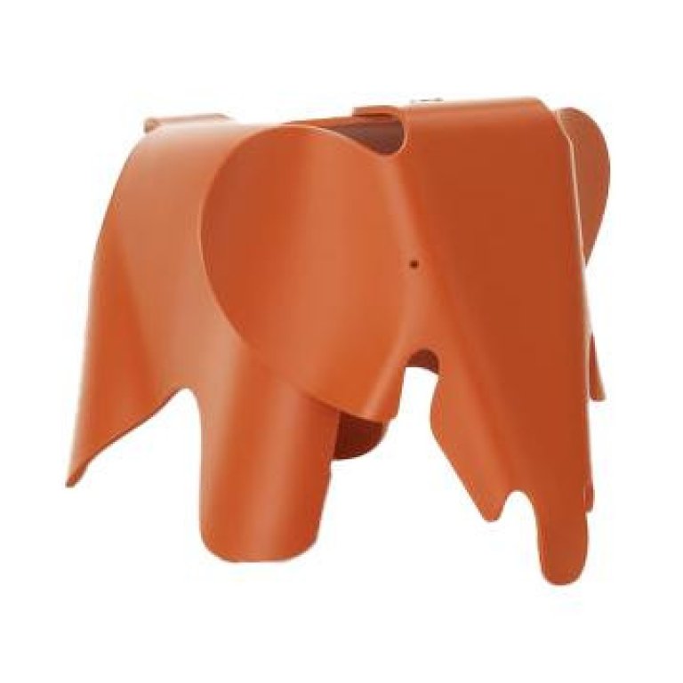 Vitra Eames Elephant RE olifant kinderstoel Red Orange