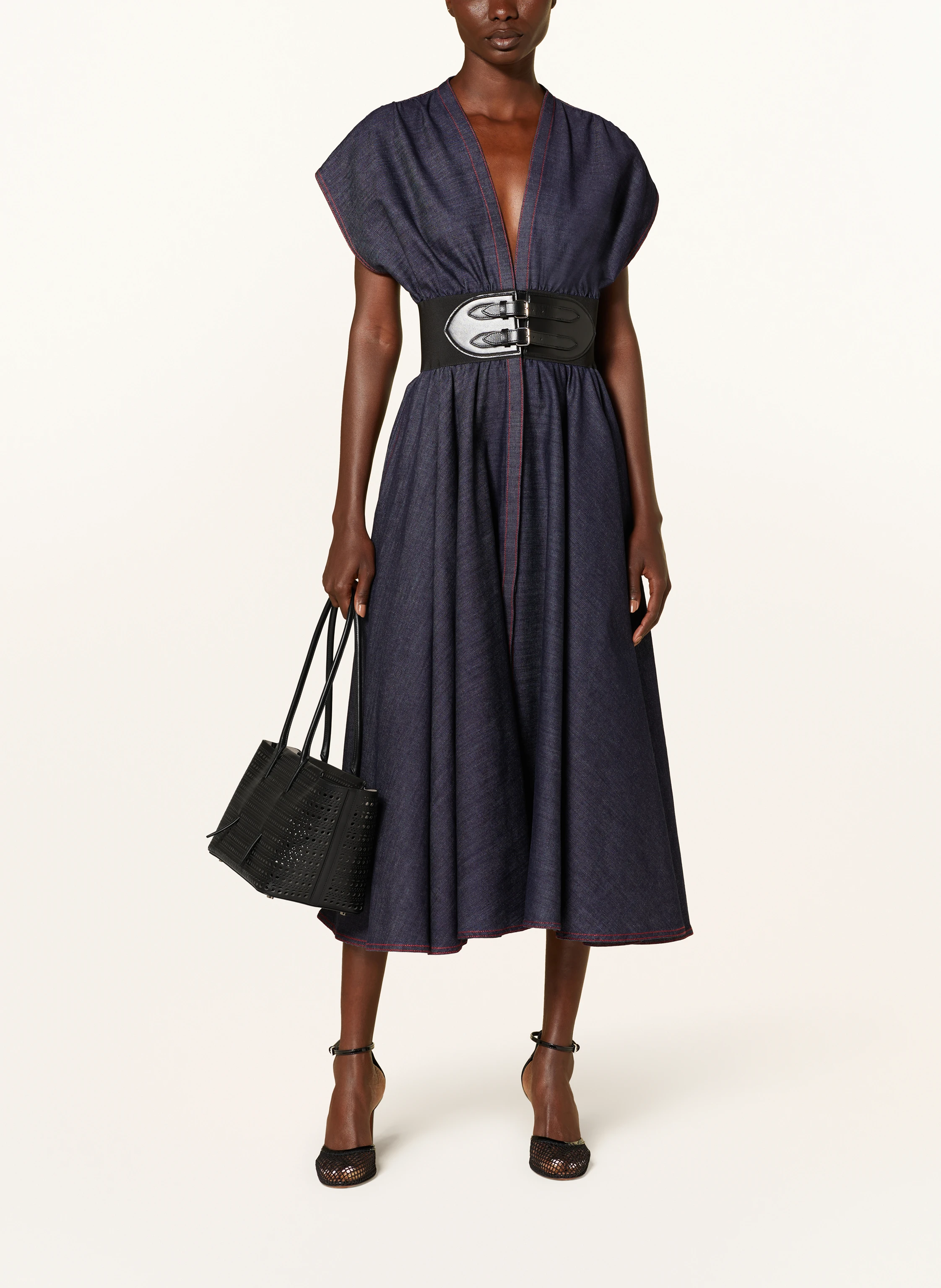ALAÏA Shopper NEW MINA 32 mit Pouch