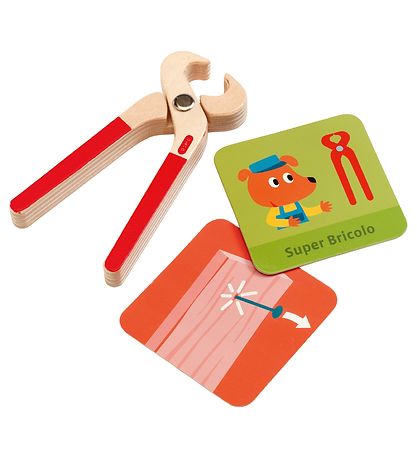Djeco Toolbox - Holz - Super Bricolo - Handwerker