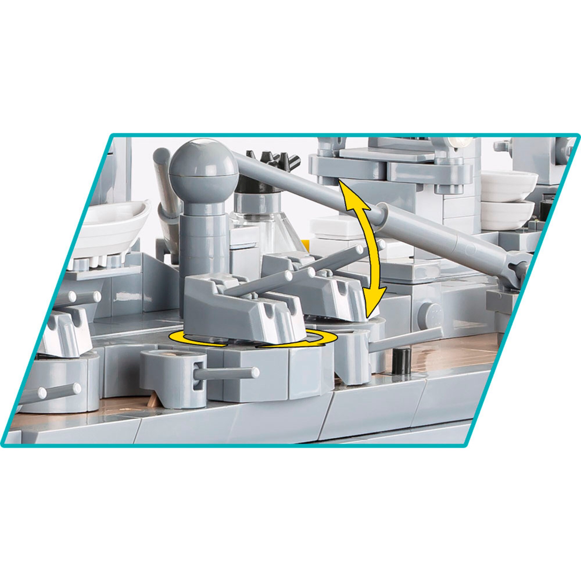 COBI Konstruktionsspielzeug Battleship Gneisenau