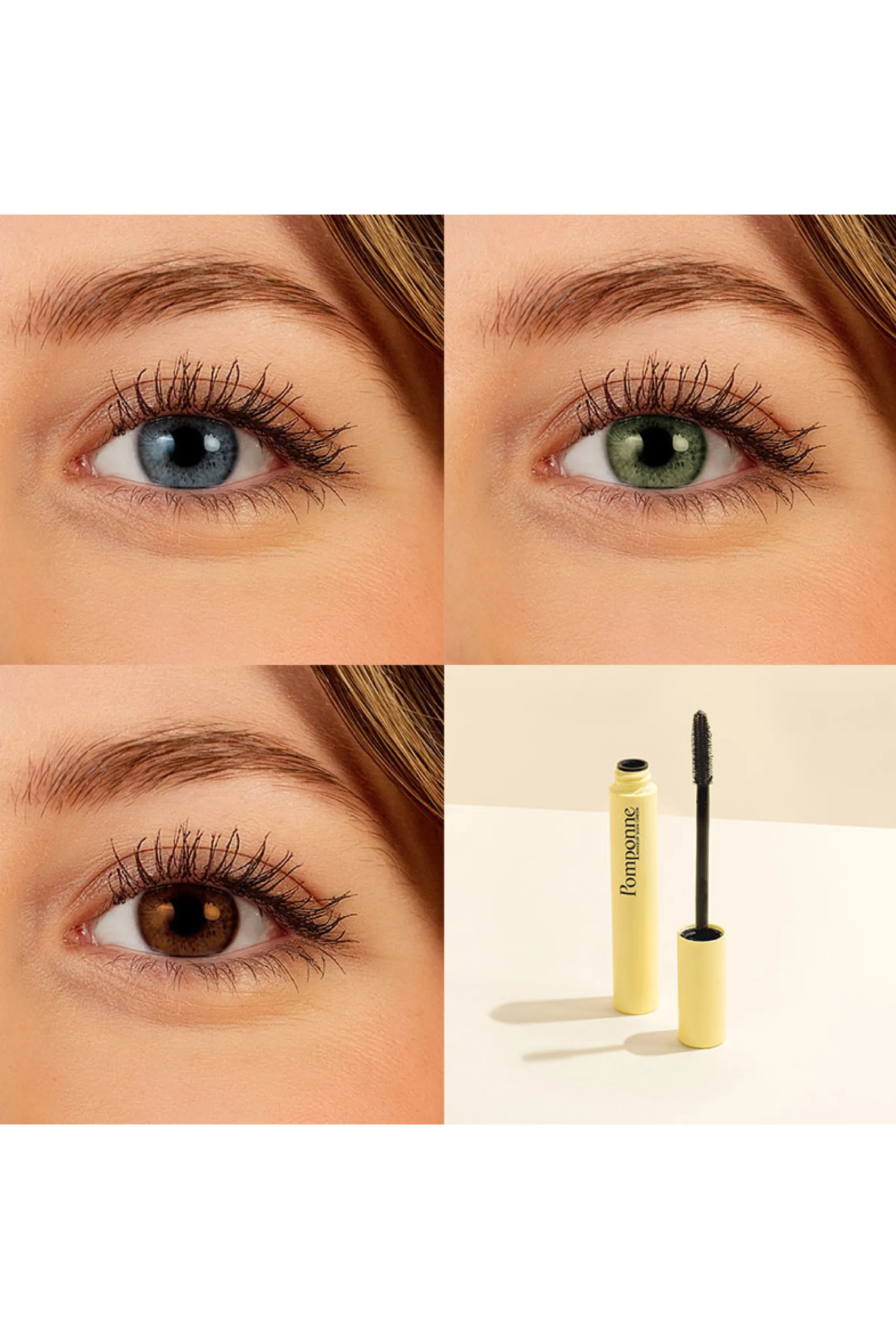 Pomponne Mascara coloré naturel booster de cils-8 ml