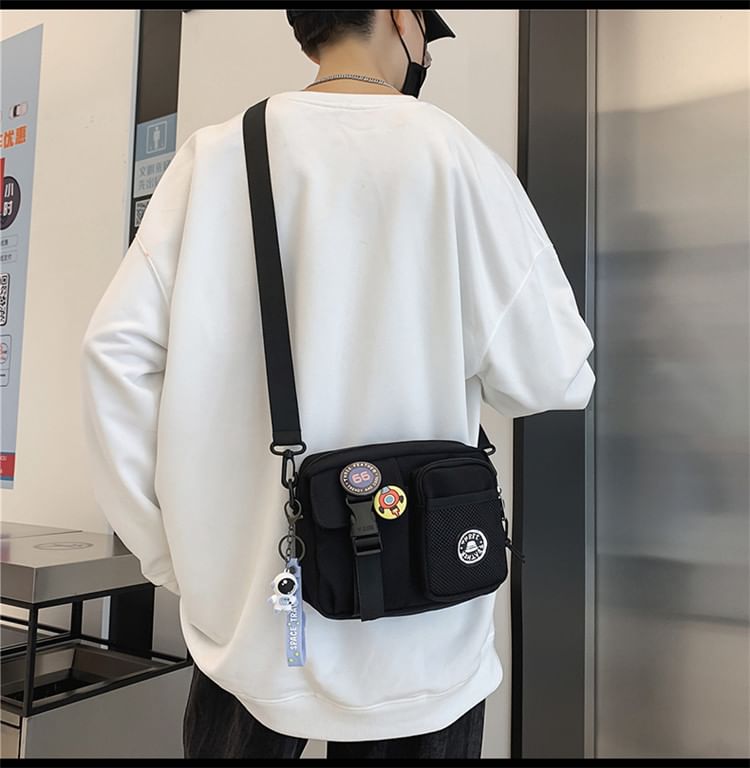 EAVALURE - Set: Crossbodytas met gesp + bedel