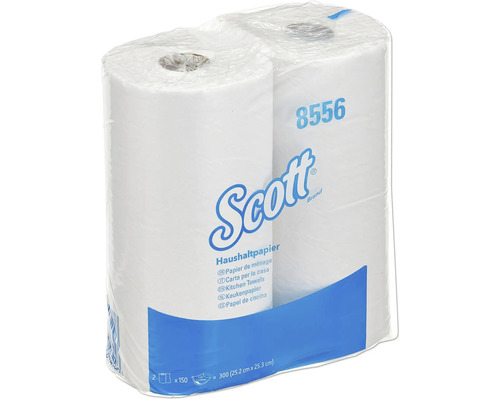Kimberly-Clark Scott Comfort 2-laags keukenrol, 150 vellen per rol, 2 rollen
