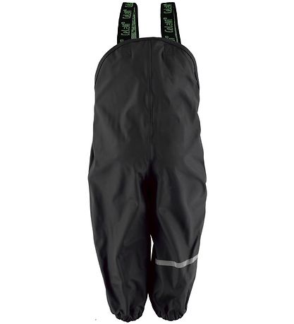 CeLaVi Regenhose - PU - Schwarz m. Träger