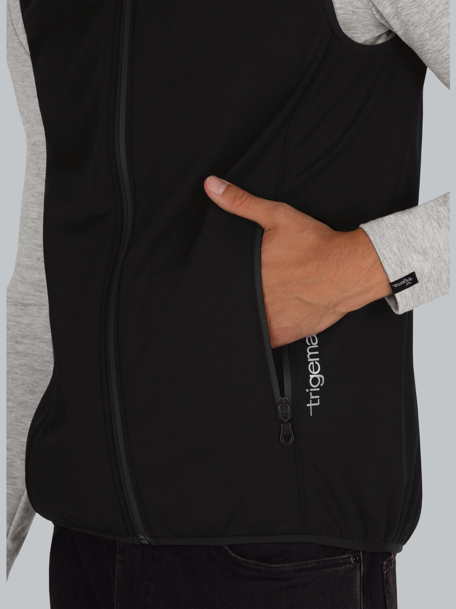 Softshellweste Schwarz