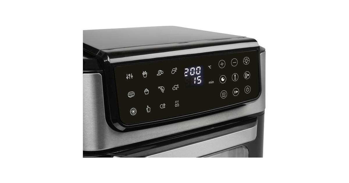 TristarAirfryer Oven FR-9068 heteluchtfriteuse  (Zwart, 12 liter)