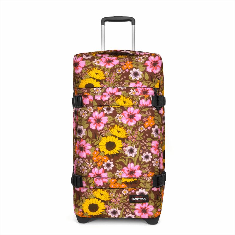 Valise souple Transit'R M 67 cm Popflower Brown
