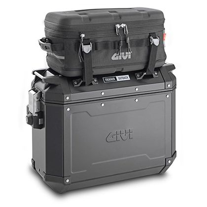 Valise Givi Trekker Outback Monokey Cam Side Black Line 37 L Universel - Noir