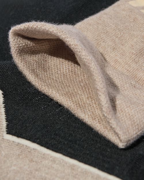 chaussettes de ski en laine - 2 paires noir