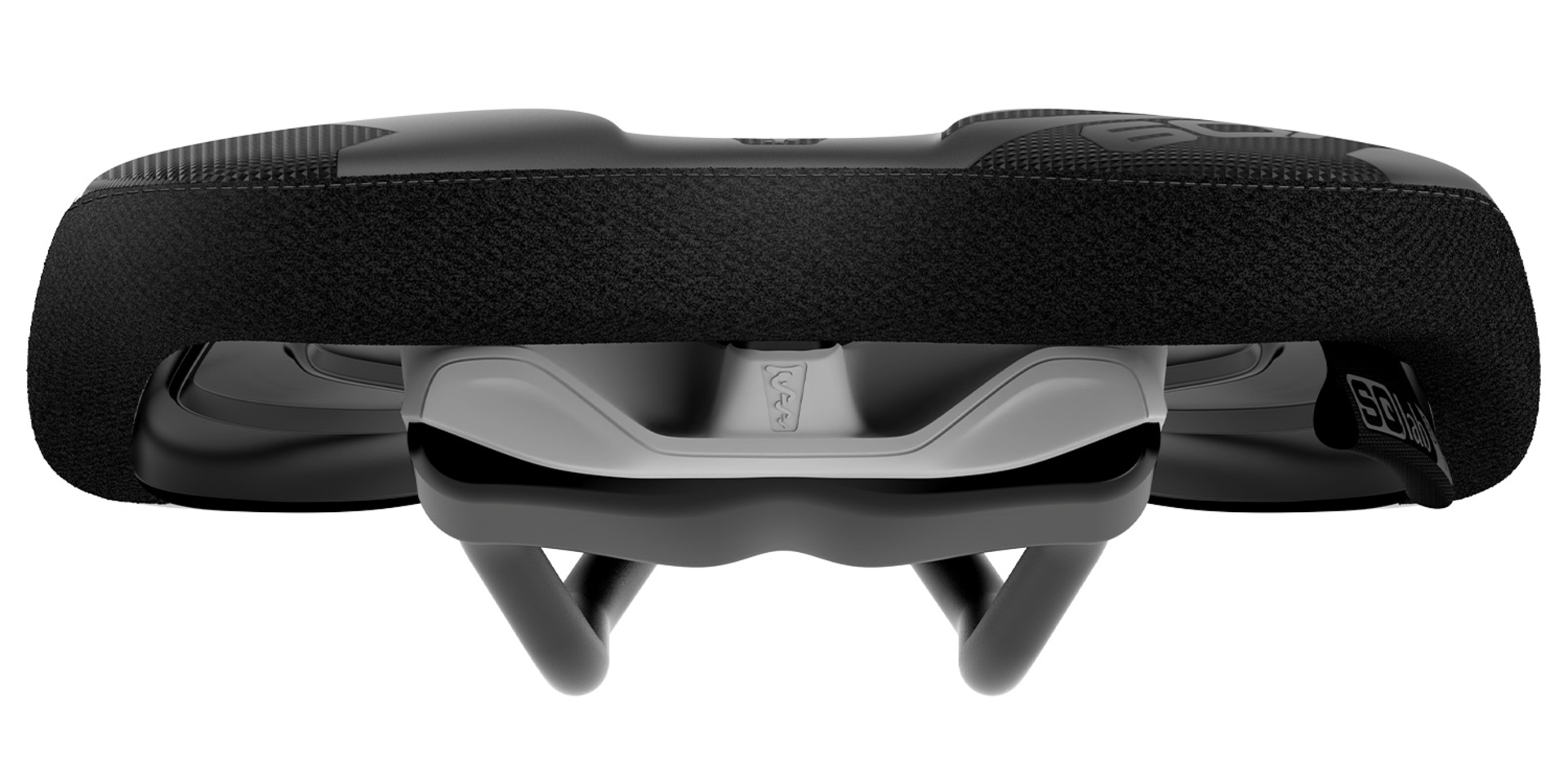 SQlab 6OX Ergowave Active 2.1 Fietszadel Zwart