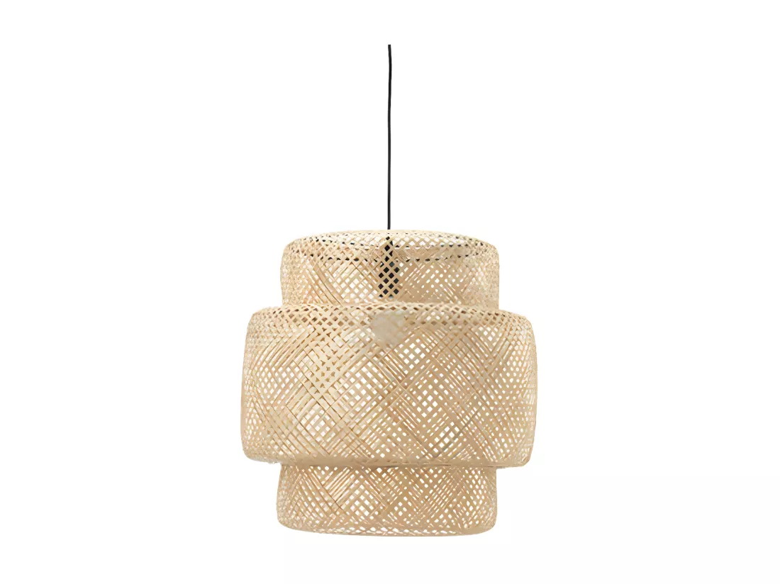 Suspension en bambou créatives,d35cm x h35cm