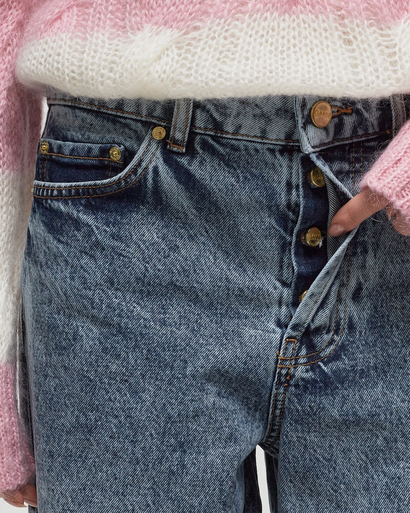 Ganni Patch Denim Izey