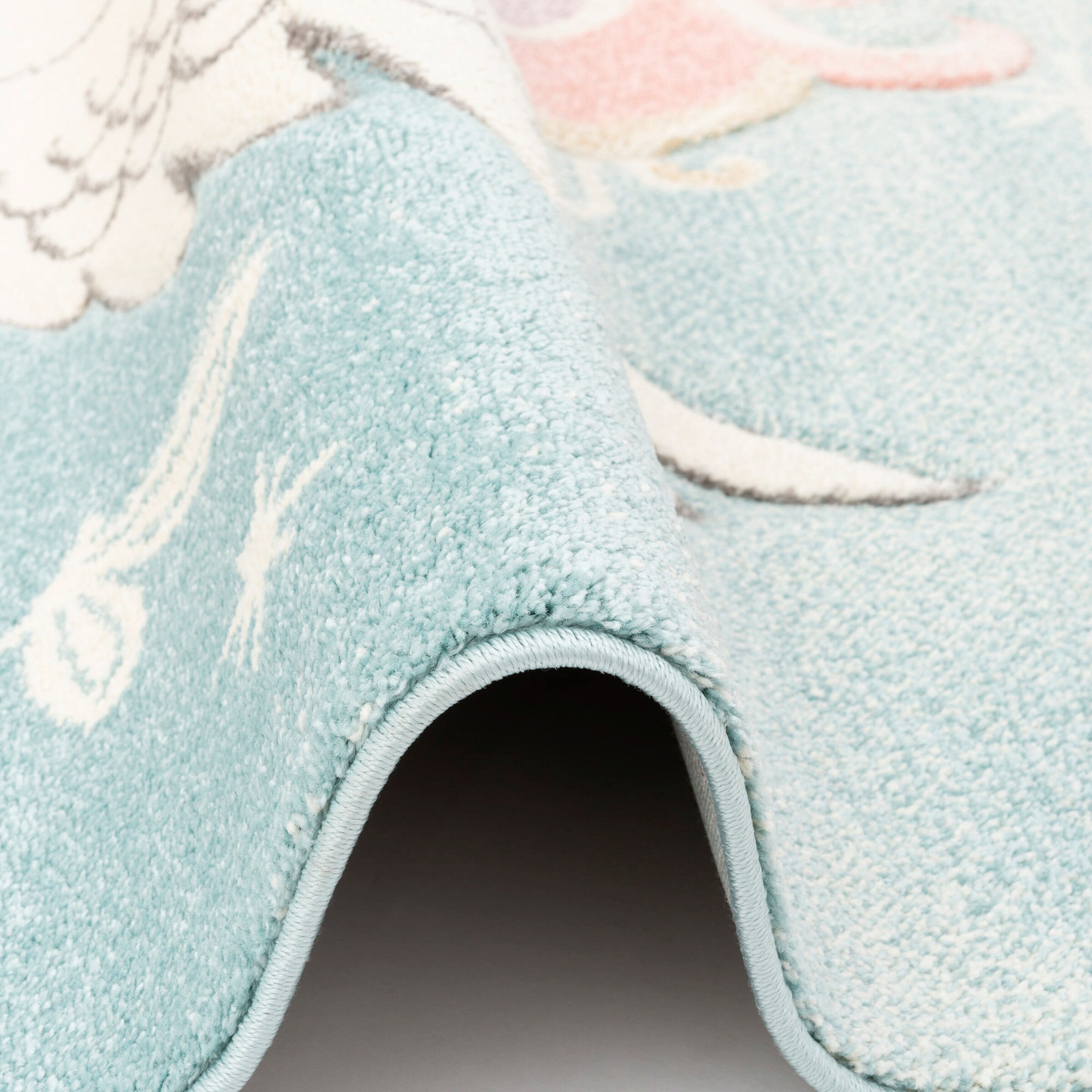 Pergamon Kinder Teppich Maui Kids Pastell Einhorn Bunt