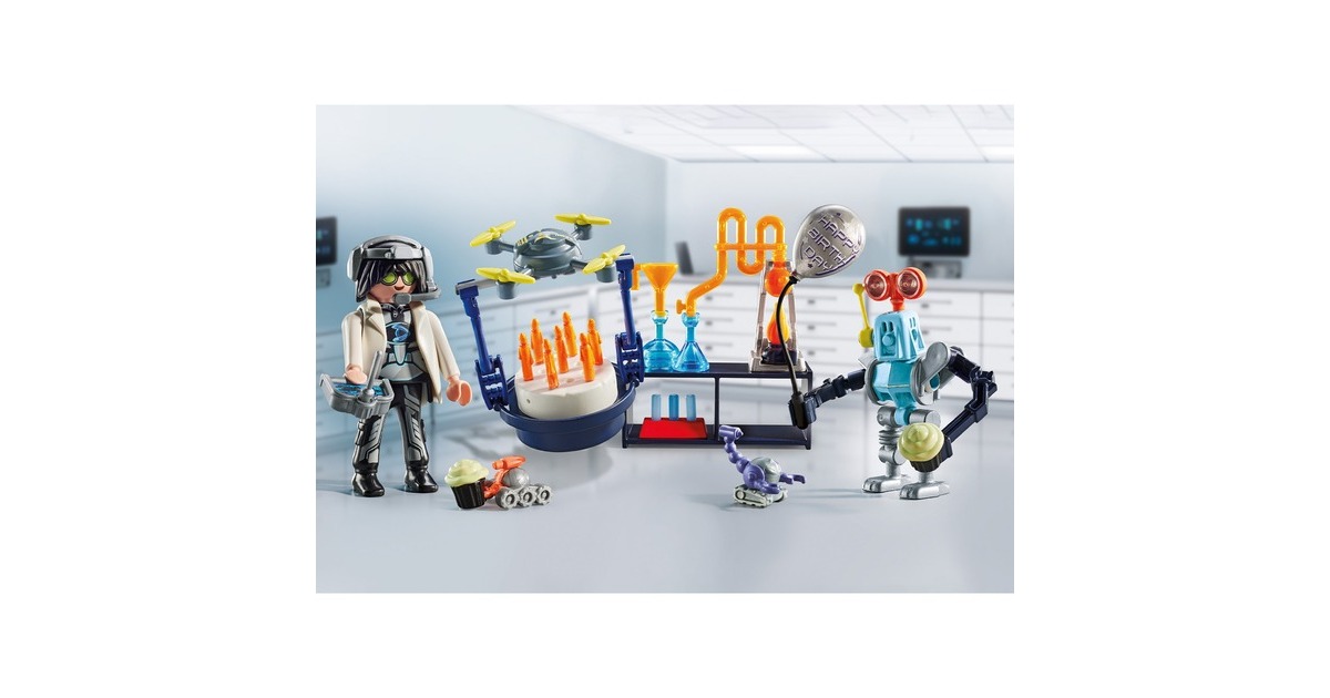 PLAYMOBILCity Life - Onderzoekers met robots Constructiespeelgoed  (71450)