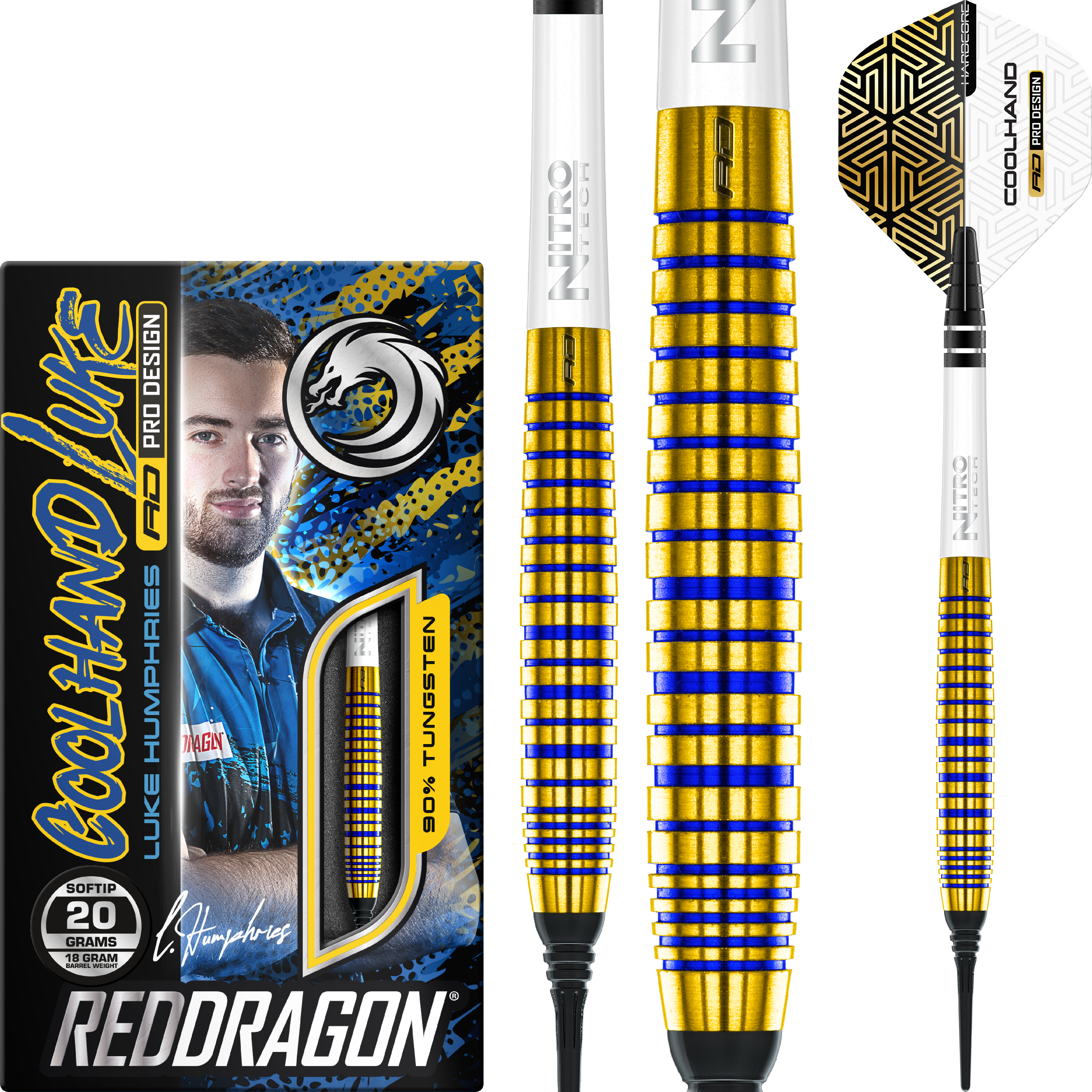 Red Dragon - Luke Humphries TX3 Gold SE - Softdart