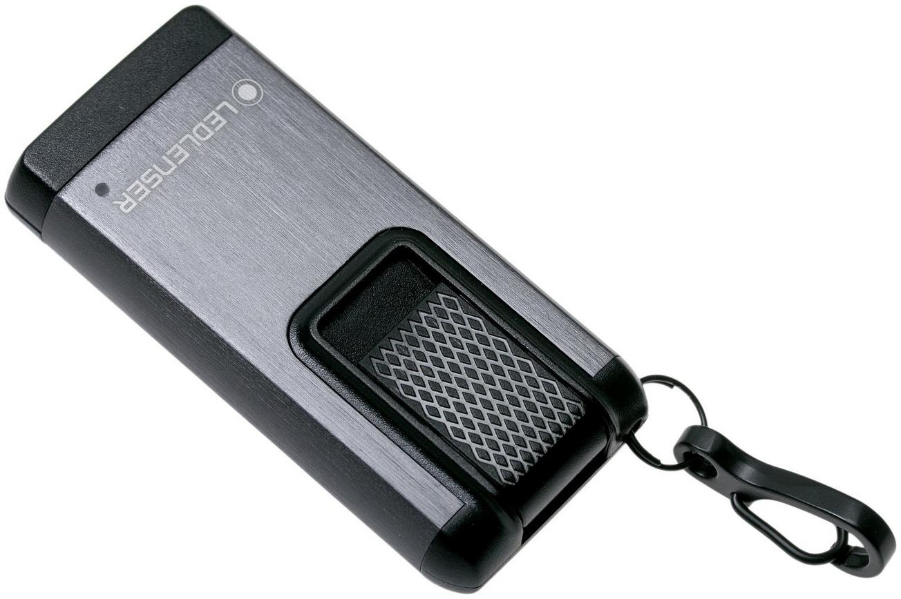 Ledlenser K6R oplaadbare sleutelhangerzaklamp, grijs