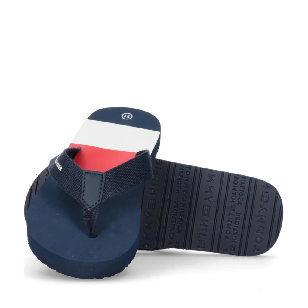 Tommy Hilfiger teenslippers donkerblauw