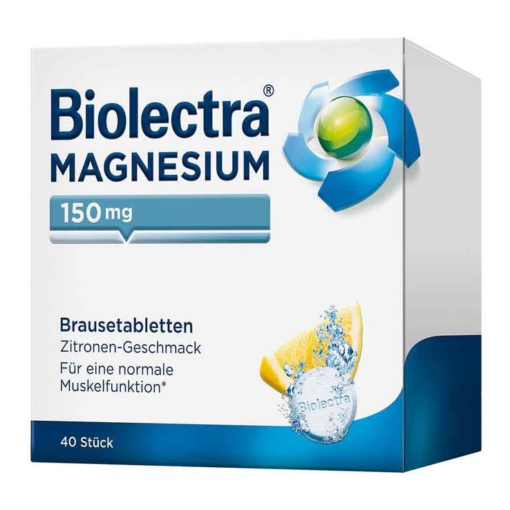 Biolectra Magnesium Brausetabletten, 40 St