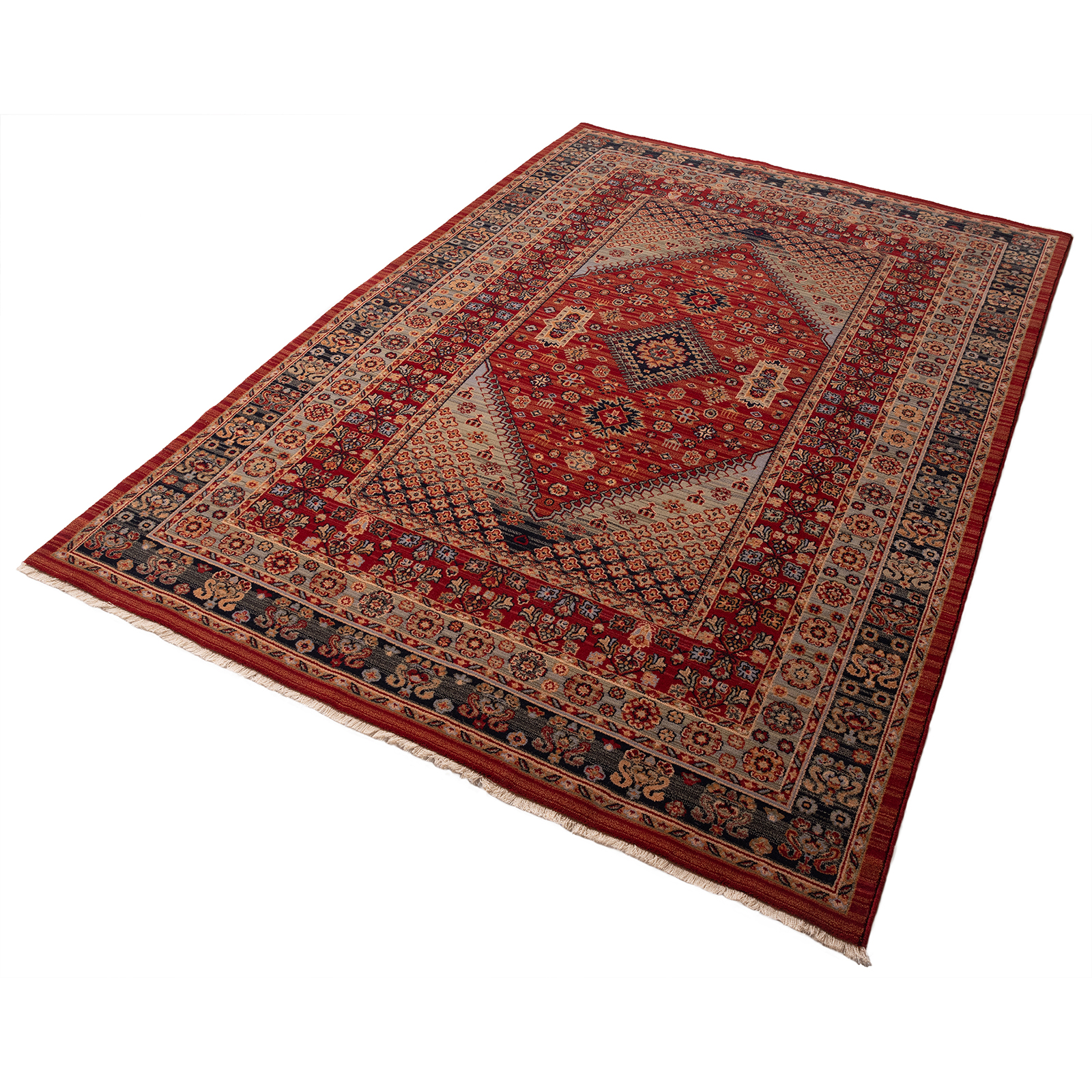 Teppich SAHARNA - rot-multicolor - 160x230 cm