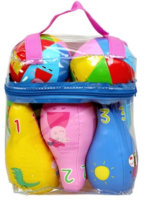 Peppa Gris  Mykt Bowlingsett