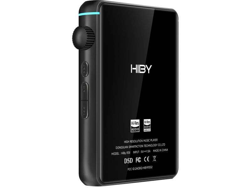 HiBy HiRes-Player R3 II 2025 Schwarz Hi-Res Musik-Player mit Bluetooth und WiFi