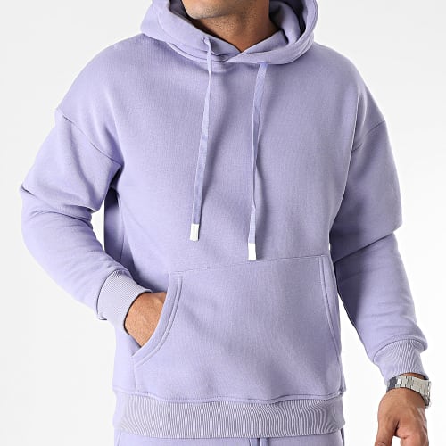 Ensemble Sweat Capuche Et Pantalon Jogging Lilas